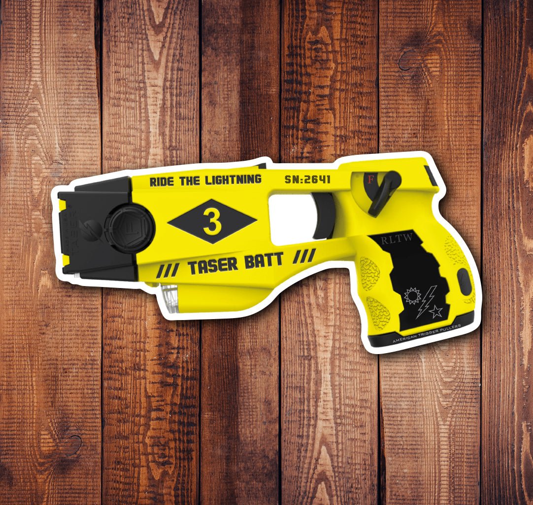 Taser Batt Sticker - 4.6" x 2.2" - Sticker