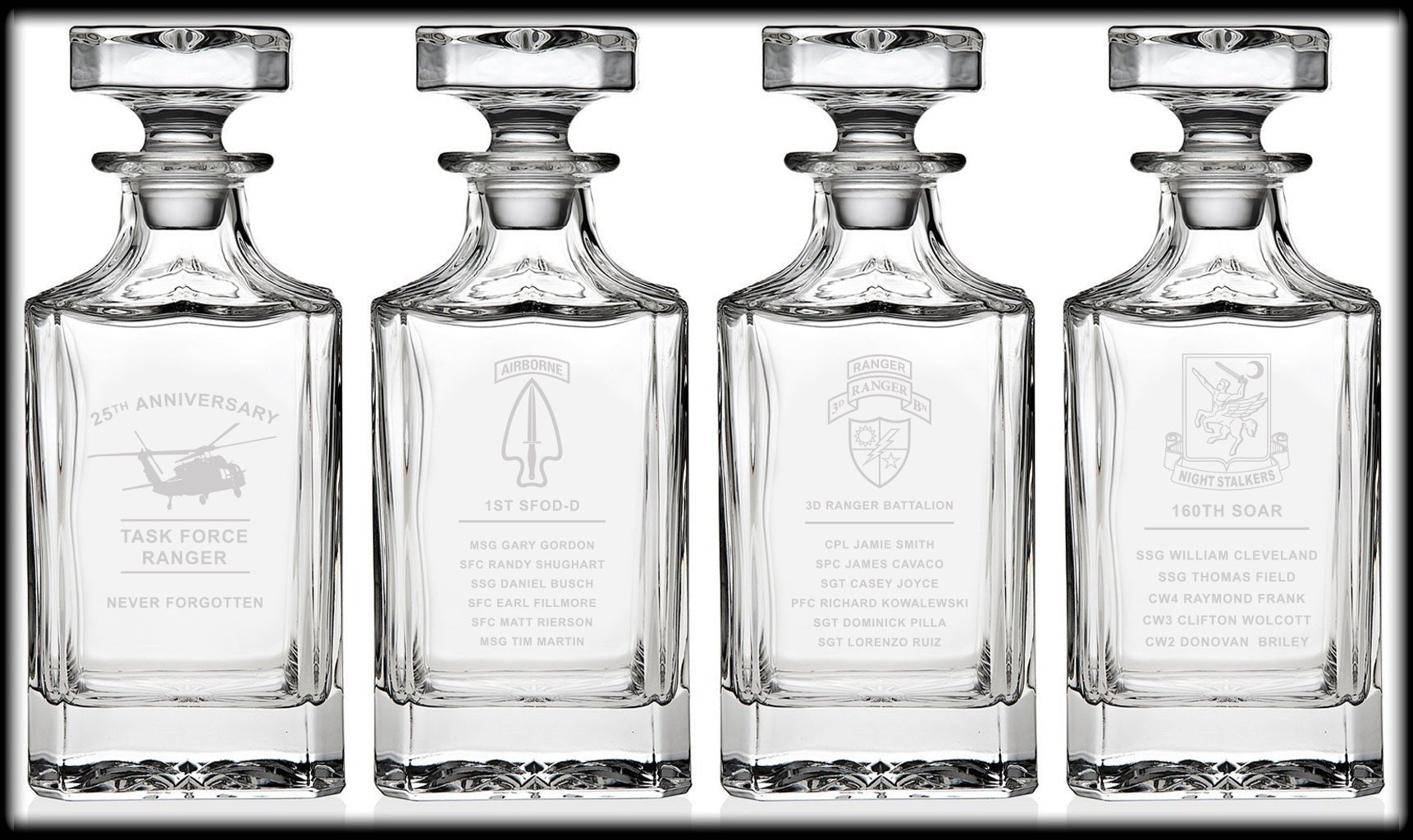 Task Force Ranger Decanter – American Trigger Pullers