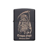 Tempus Fugit Lighter - Matte Black - No Discount