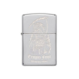 Tempus Fugit Lighter - Chrome - No Discount