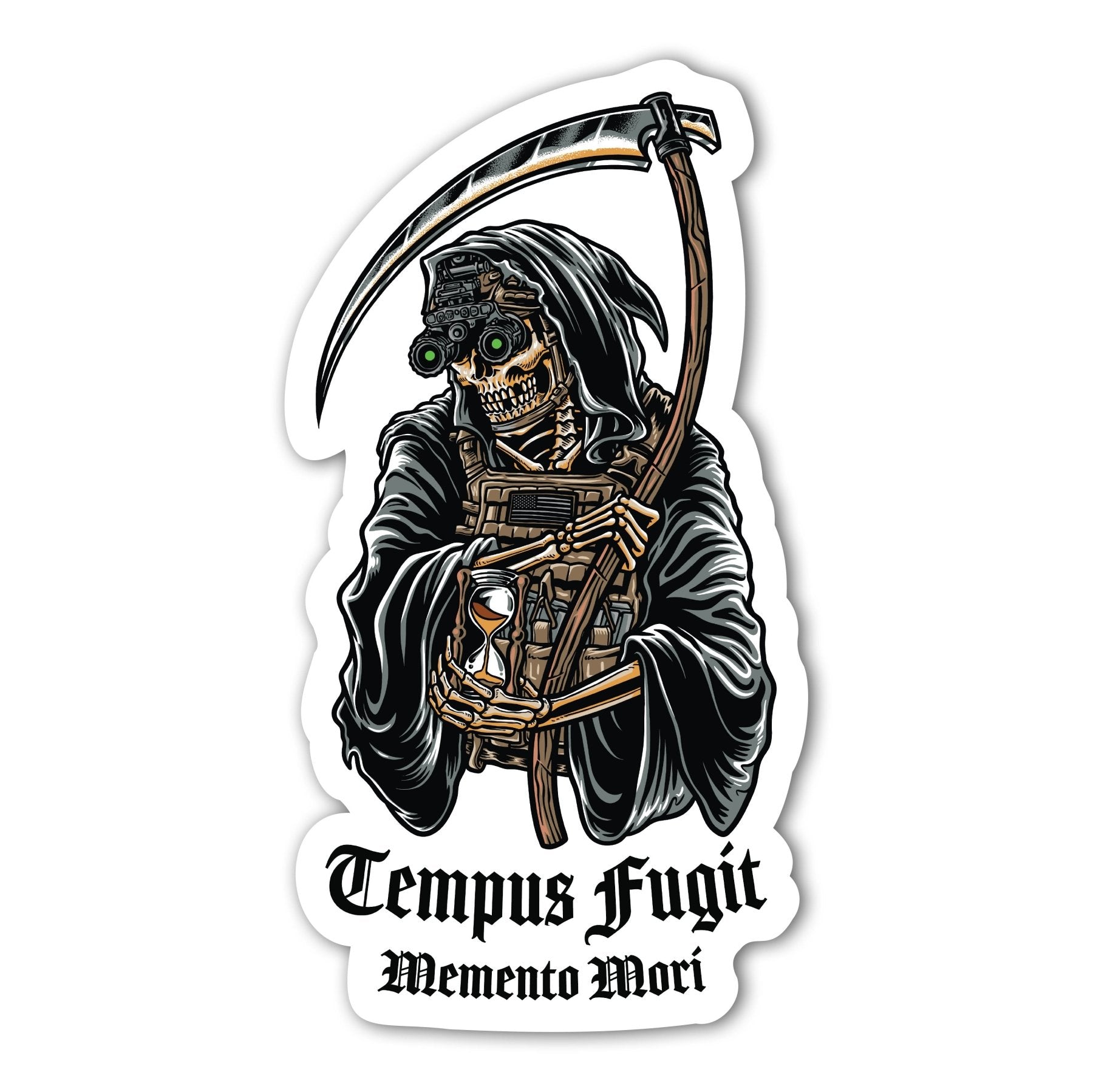 Tempus Fugit Sticker - 4" - Sticker