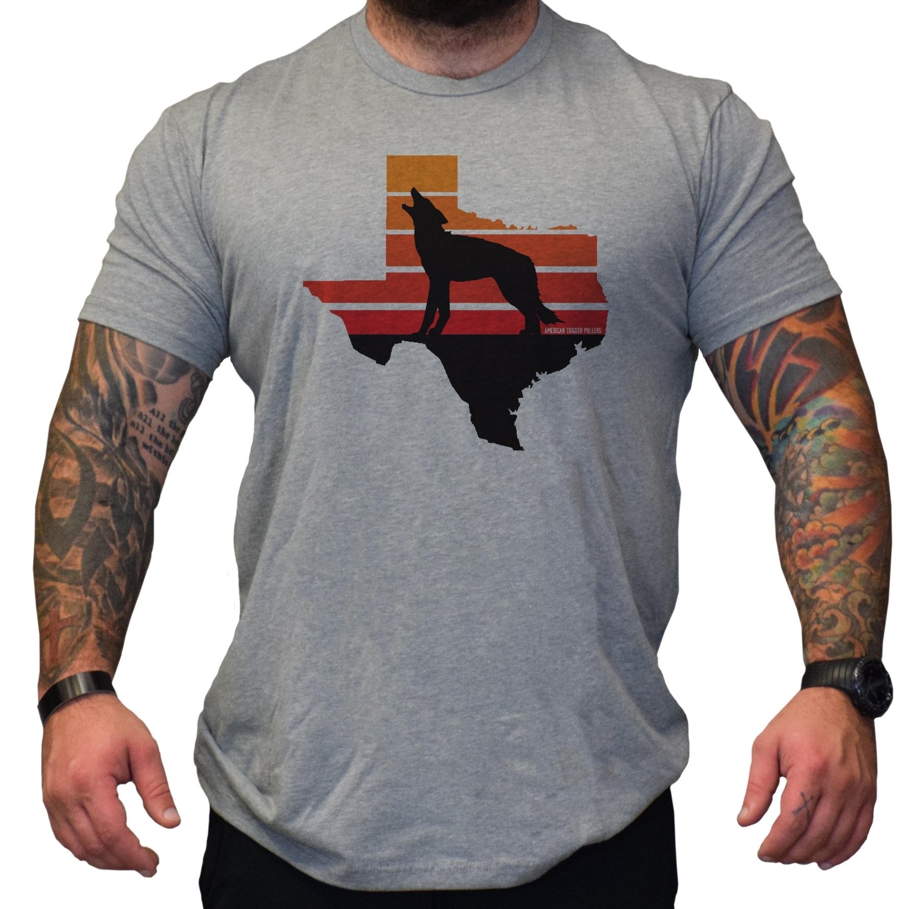 Texas Coyote Sunset Shirt - Small - Shirt