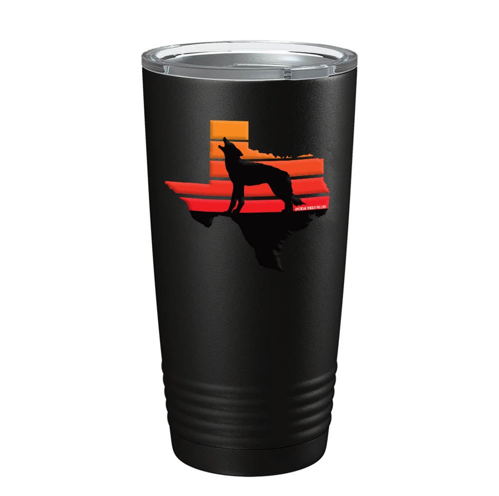 Texas Coyote Sunset Tumbler - 20oz - Tumbler