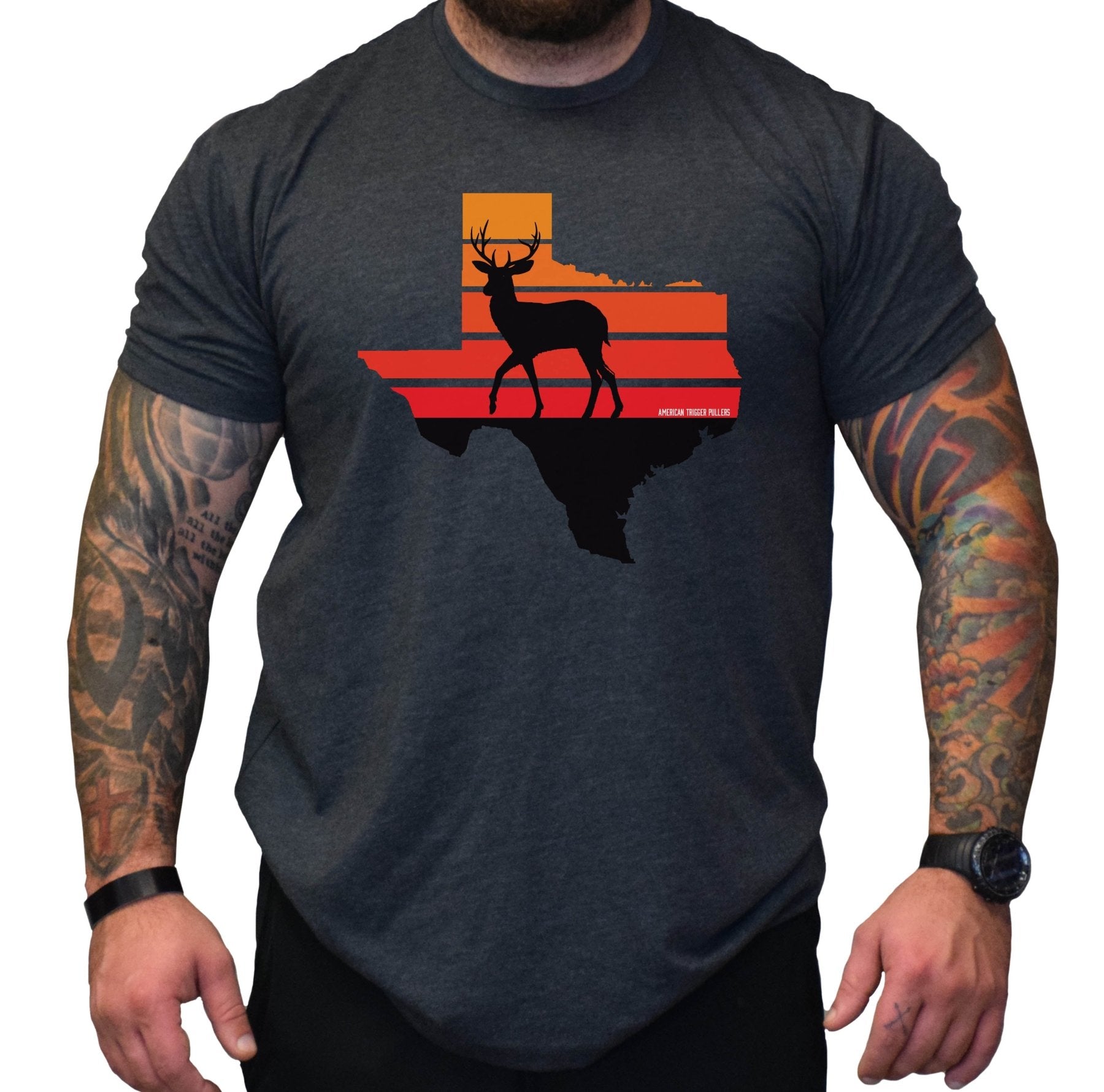 Texas Deer Sunset - Small - Shirt