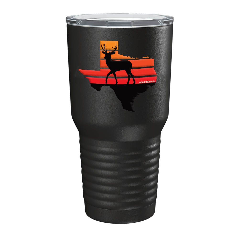 Texas Deer Sunset Tumbler - 30oz - Tumbler