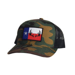 Texas Duck Hunter Snapback - Woodland / Black Mesh - Headwear