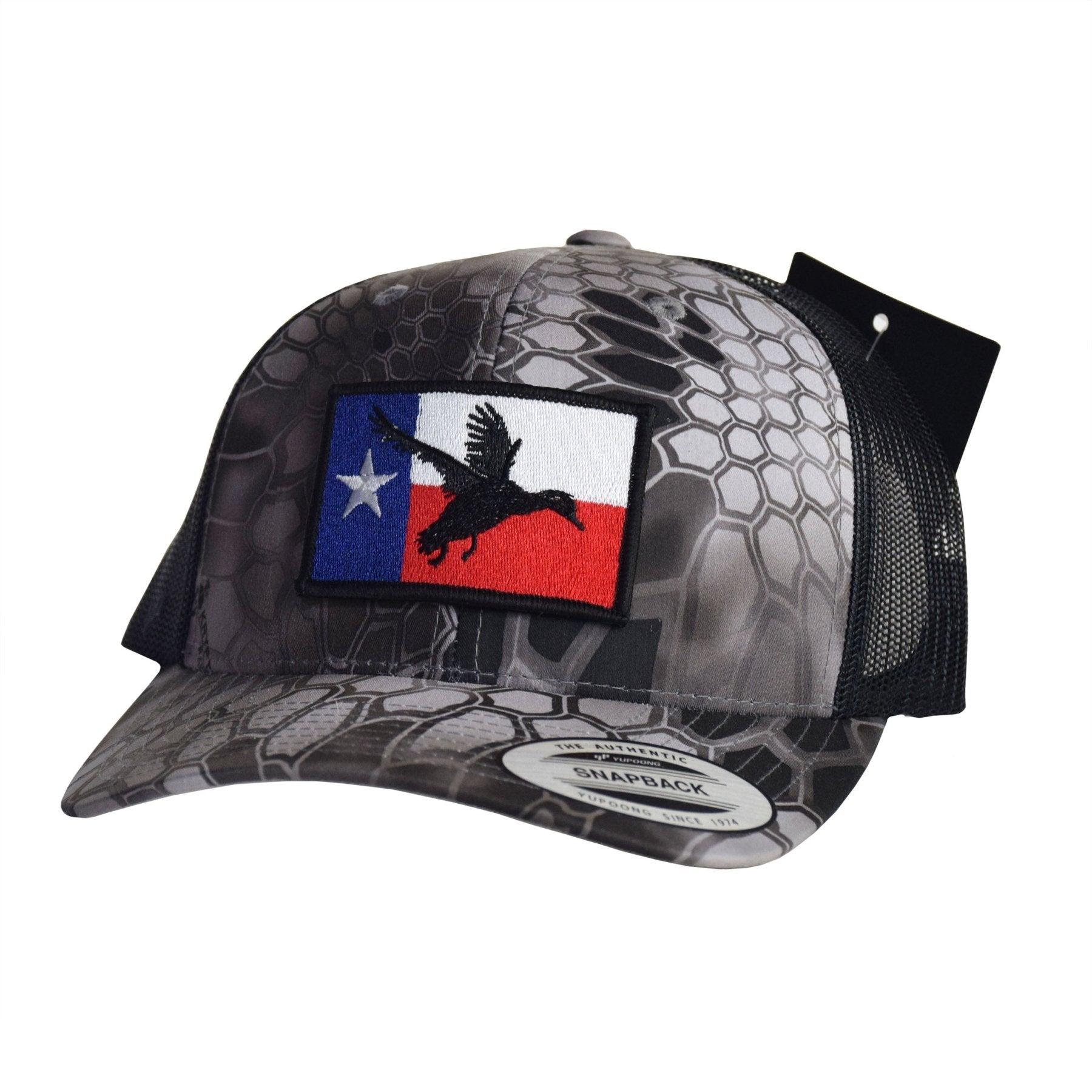 Texas Duck Hunter Snapback - Kryptex Raid / Black Mesh - Headwear