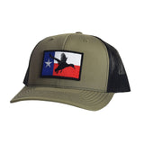 Texas Duck Hunter Snapback - OD Green / Black Mesh - Headwear