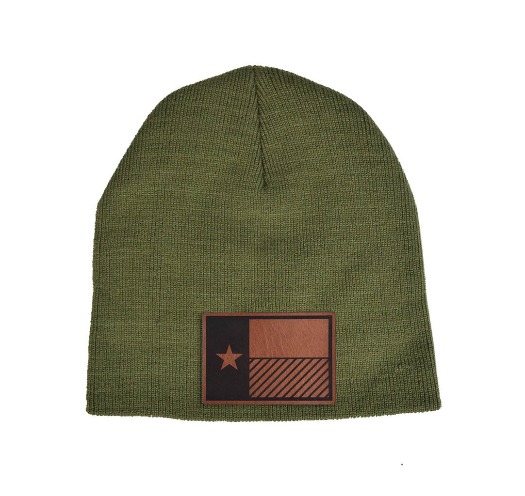 Texas Flag Diagonal Beanie - OSFA - Beanie