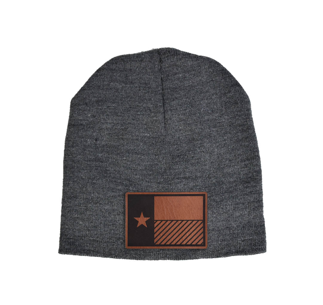 Texas Flag Diagonal Beanie - OSFA - Beanie