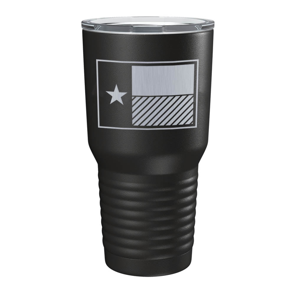 Texas Flag Diagonal Style Tumbler - 30oz - Tumbler