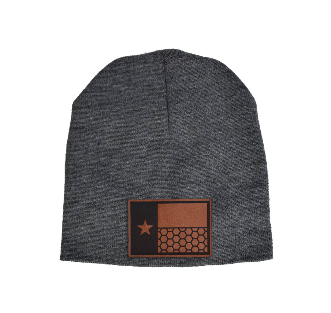 Texas Flag Honeycomb Beanie - OSFA - Beanie