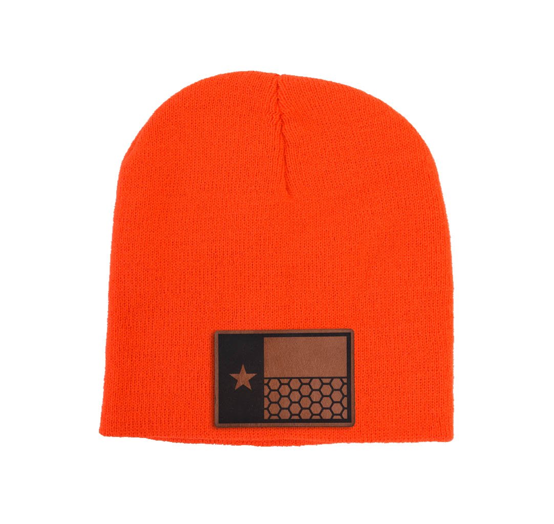 Texas Flag Honeycomb Beanie - OSFA - Beanie