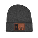 Texas Flag Honeycomb Beanie w/ Cuff - OSFA - Beanie