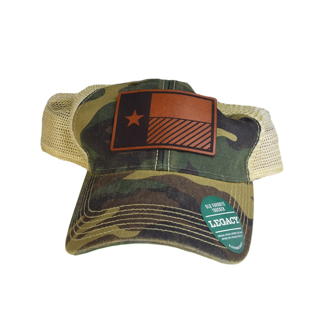 Texas Flag Legacy Dad Hat Diagonal Pattern - OSFA - Headwear