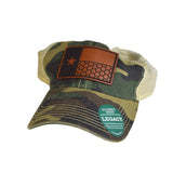 Texas Flag Legacy Dad Hat Honeycomb Pattern - OSFA - Headwear