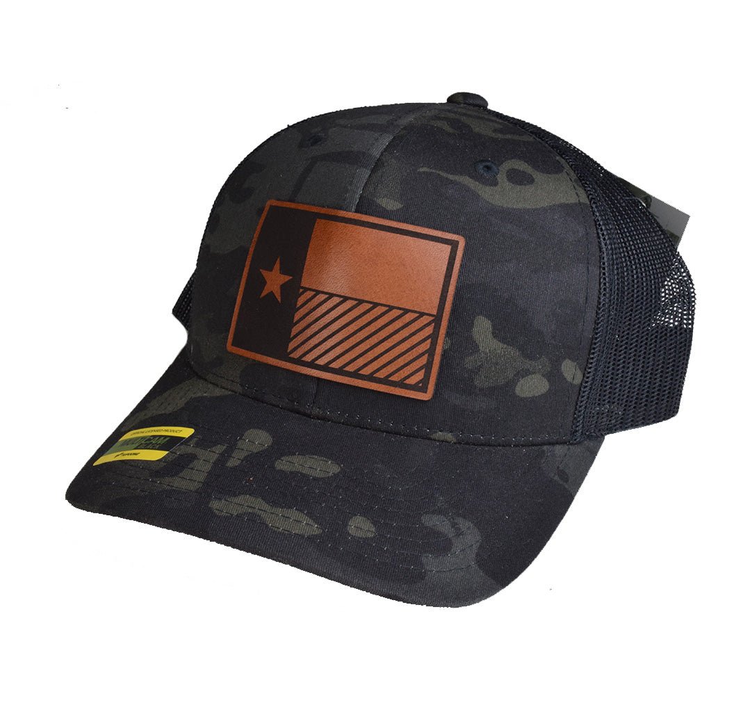 Texas Flag SnapBack Diagonal Pattern - OSFA - Headwear