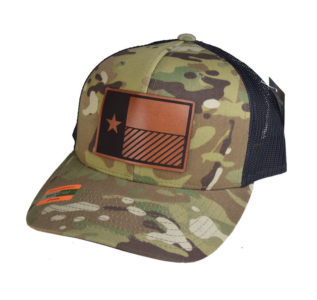 Texas Flag SnapBack Diagonal Pattern - OSFA - Headwear