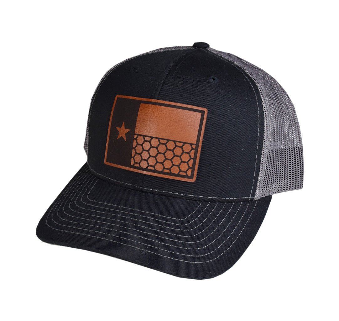 Texas Flag SnapBack Honeycomb Pattern - OSFA - Headwear