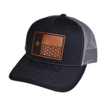 Texas Flag SnapBack Honeycomb Pattern - OSFA - Headwear