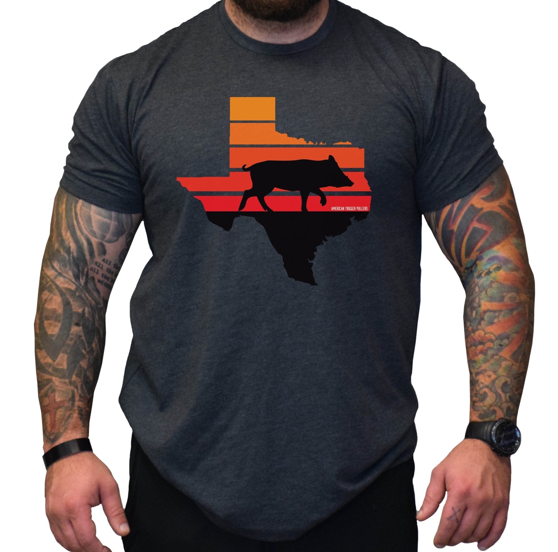 Texas Hog Sunset - Small - Shirt