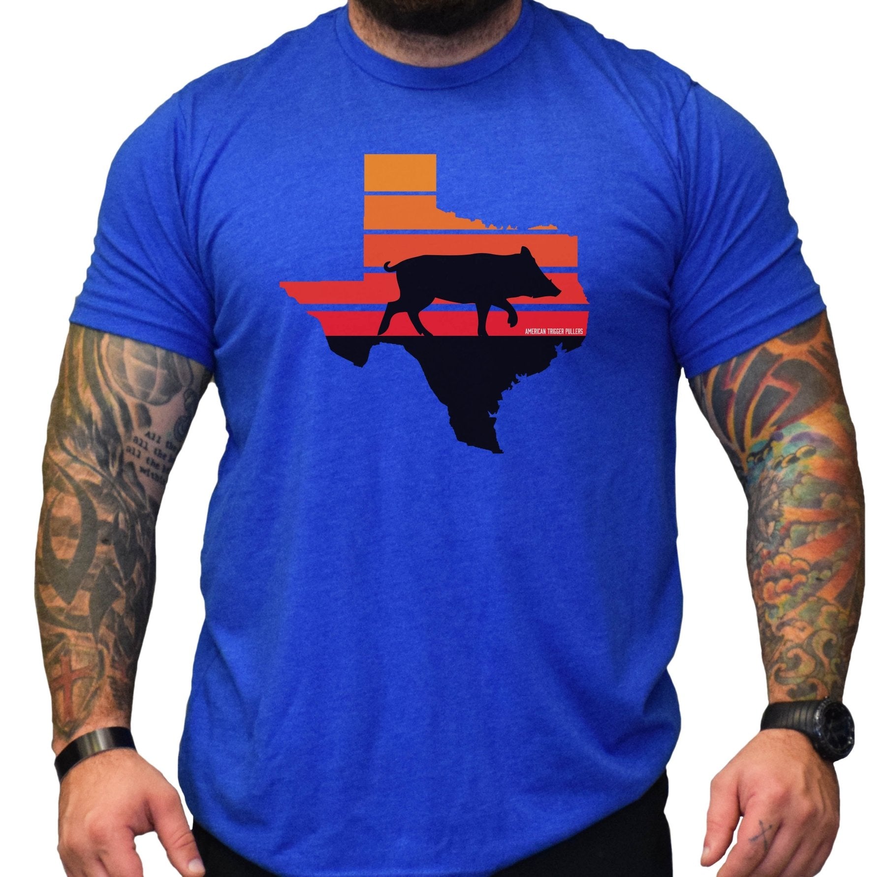 Texas Hog Sunset - Small - Shirt