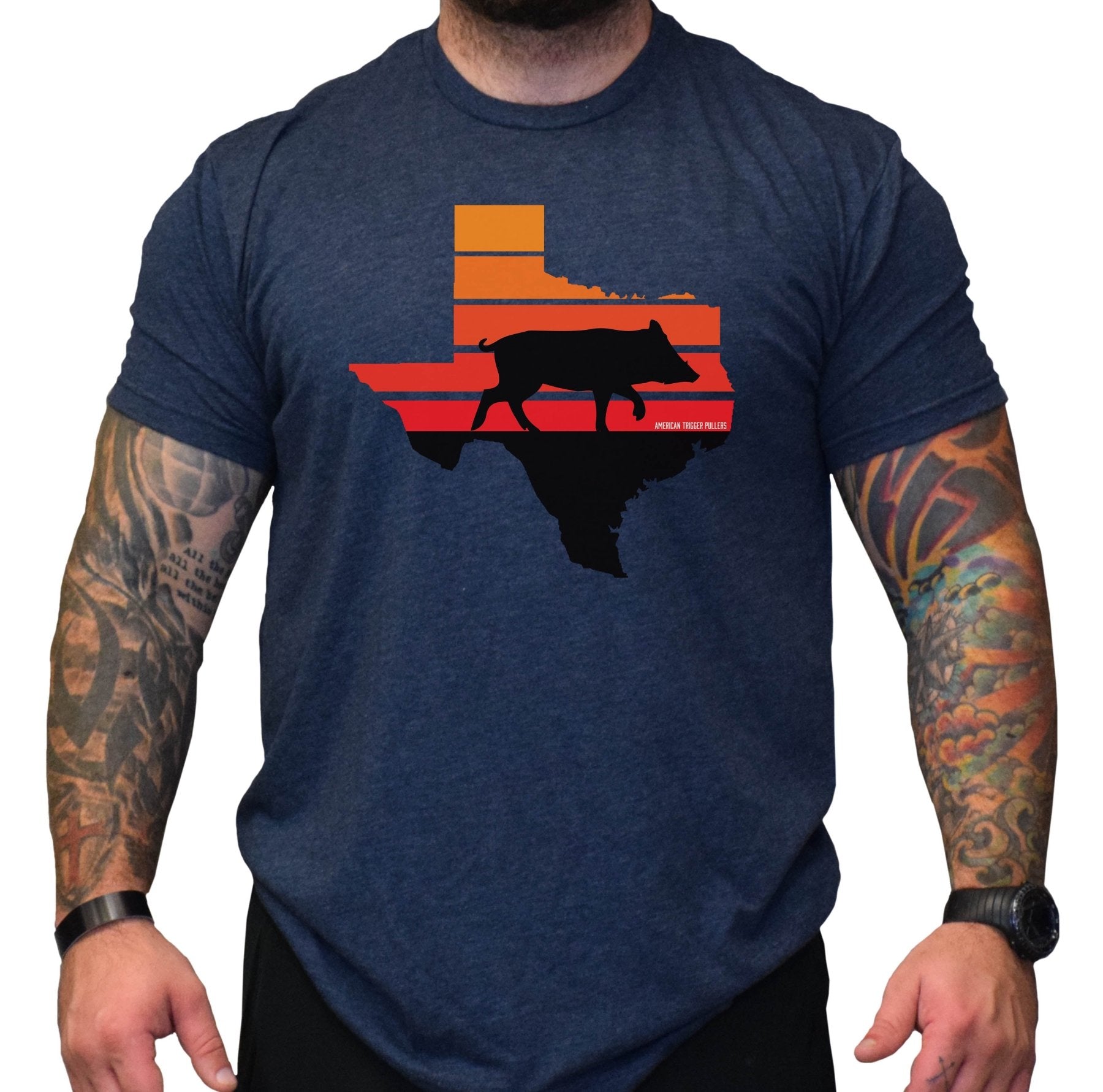 Texas Hog Sunset - Small - Shirt