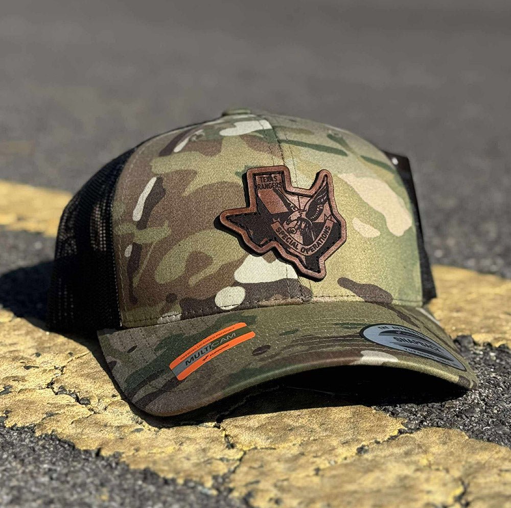 Texas Rangers SO Leather Patch Snapback - OSFA - Private Private Headwear