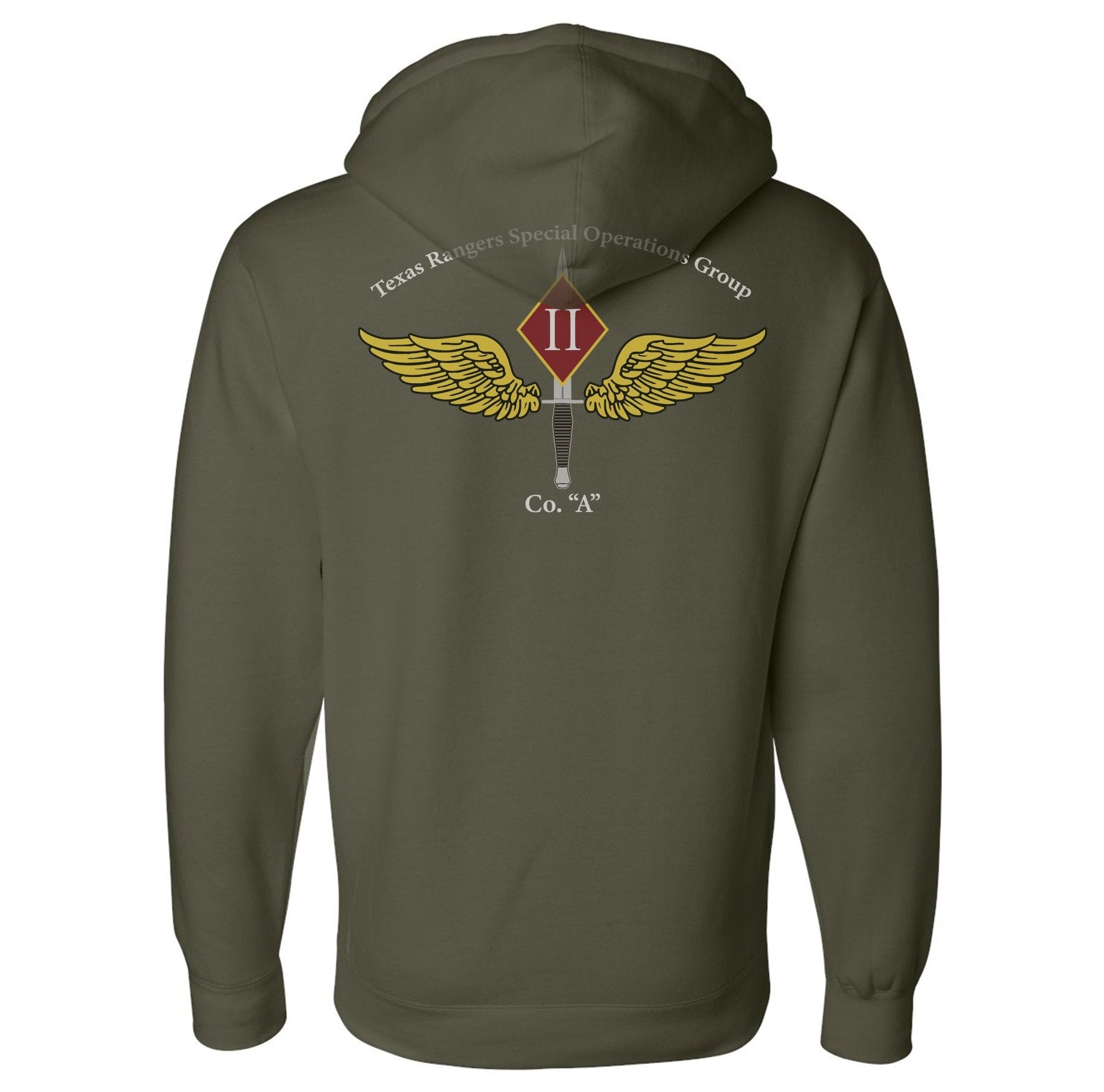 Texas Rangers SOG Co A Wings Hoodie - Small - Private Hoodie