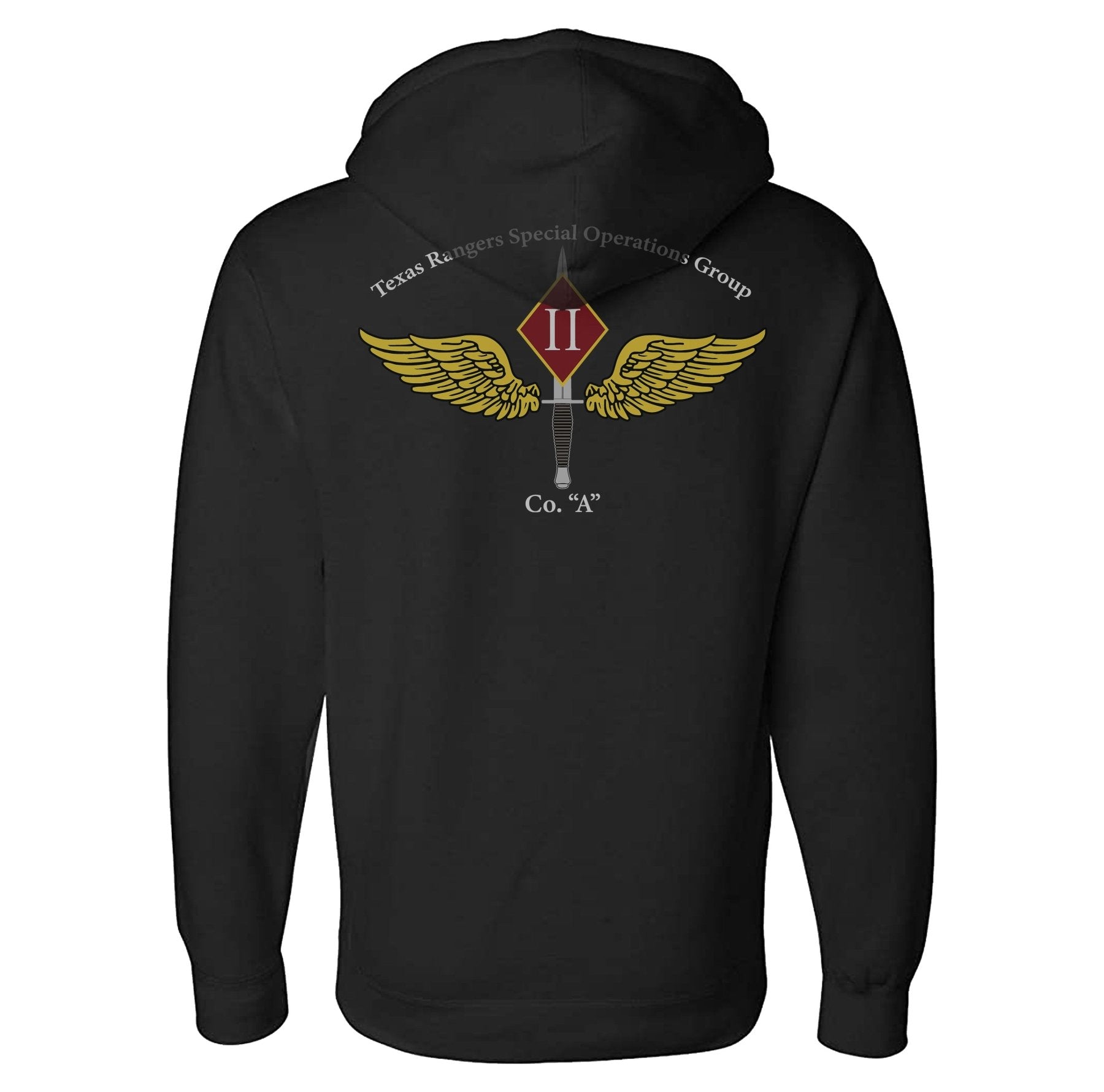 Texas Rangers SOG Co A Wings Hoodie - Small - Private Hoodie