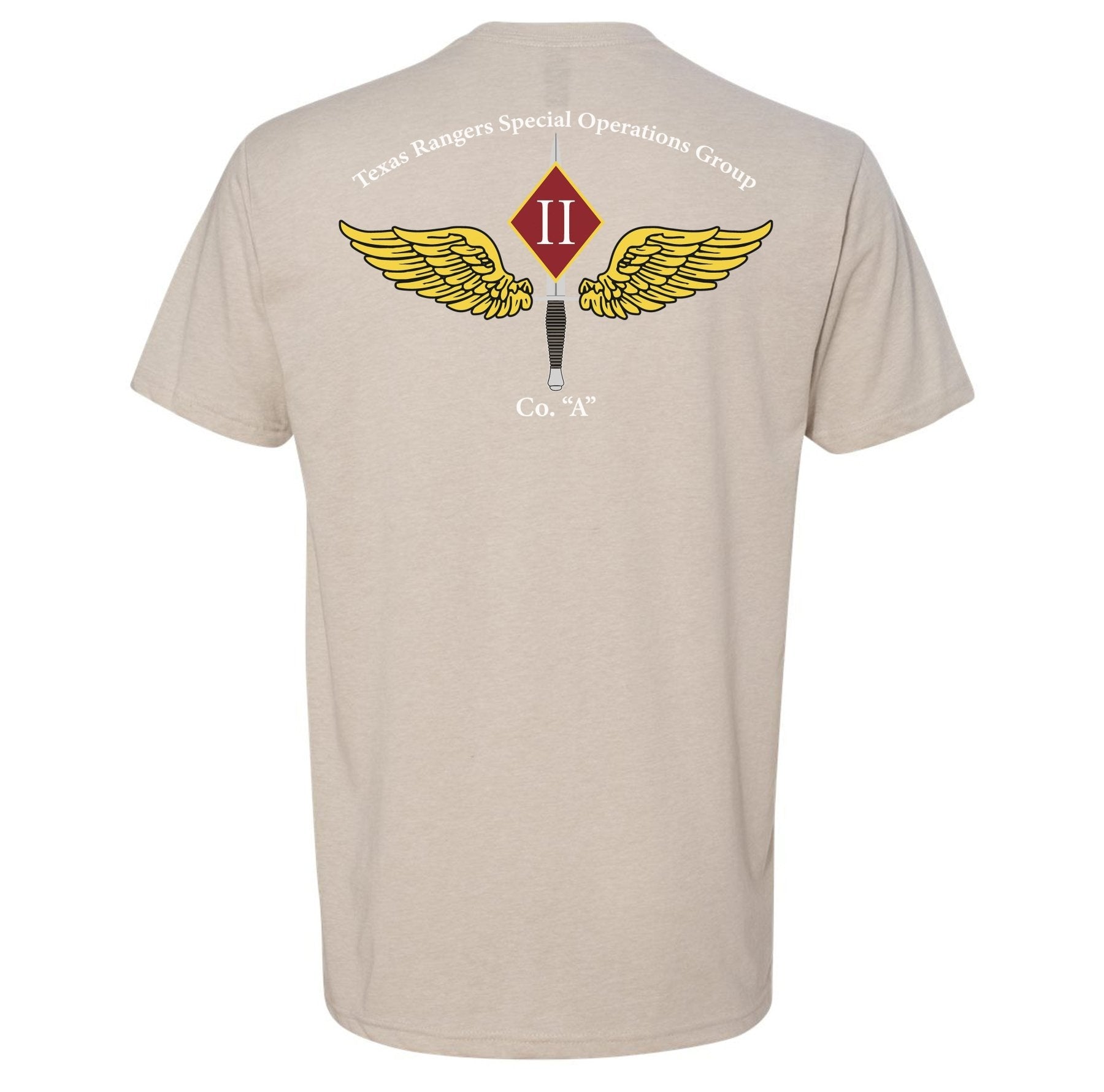 Texas Rangers SOG Co A Wings Tee - Small - Private Shirt