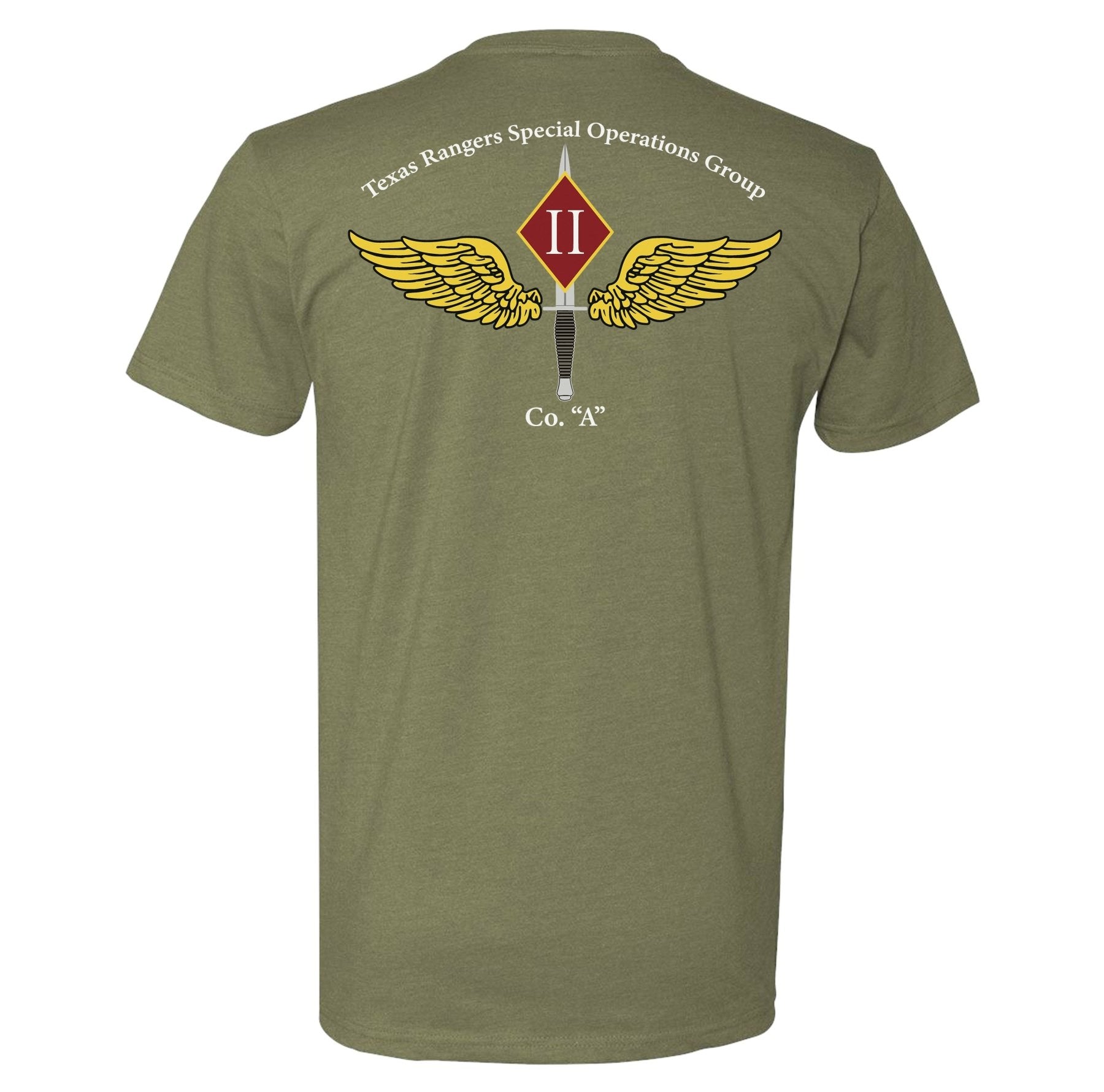 Texas Rangers SOG Co A Wings Tee - Small - Private Shirt