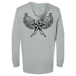 Texas SWAT Wings Hooded Performance Long Sleeve - Small - Private Private Performance Wear