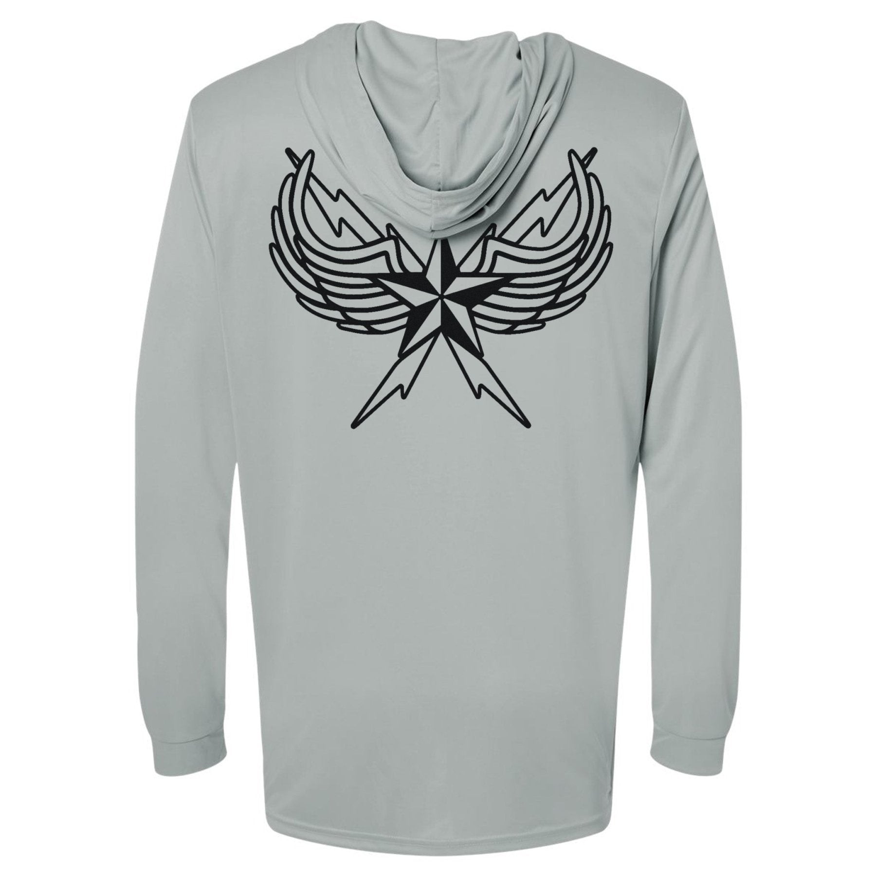 Texas SWAT Wings Hooded Performance Long Sleeve - Small - Private Private Performance Wear