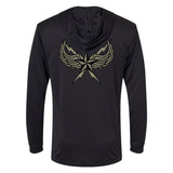 Texas SWAT Wings Hooded Performance Long Sleeve - Small - Private Private Performance Wear