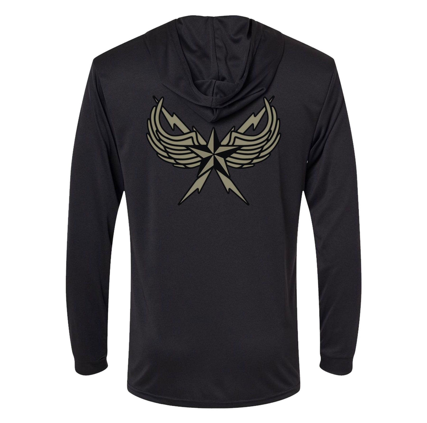 Texas SWAT Wings Hooded Performance Long Sleeve - Small - Private Private Performance Wear