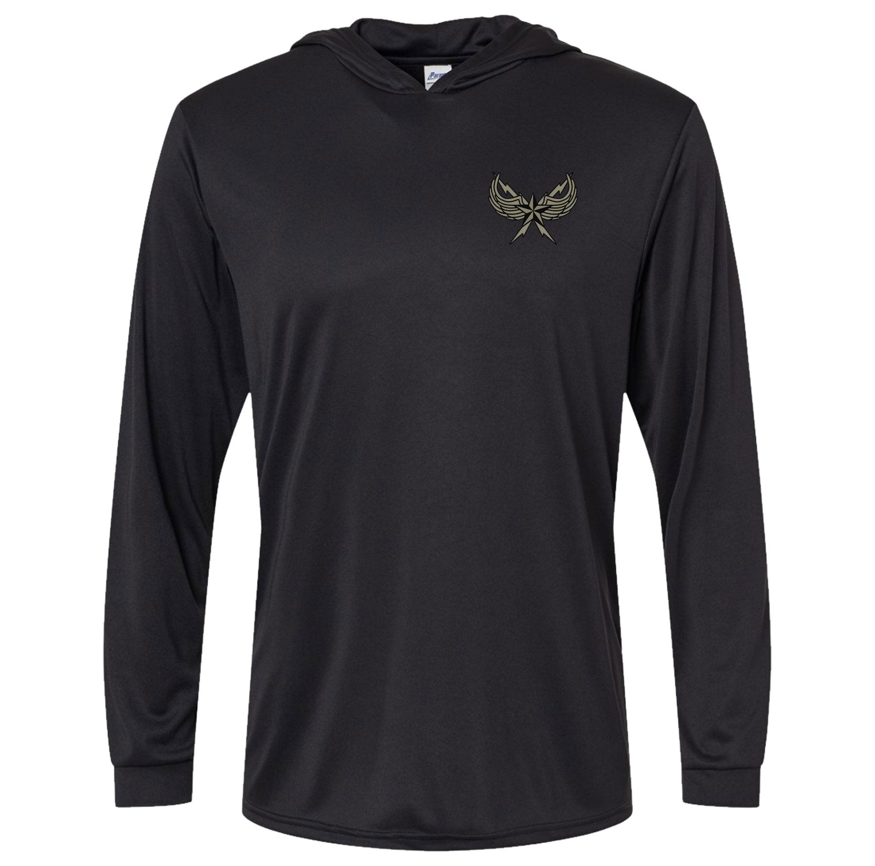 Texas SWAT Wings Hooded Performance Long Sleeve - Small - Private Private Performance Wear