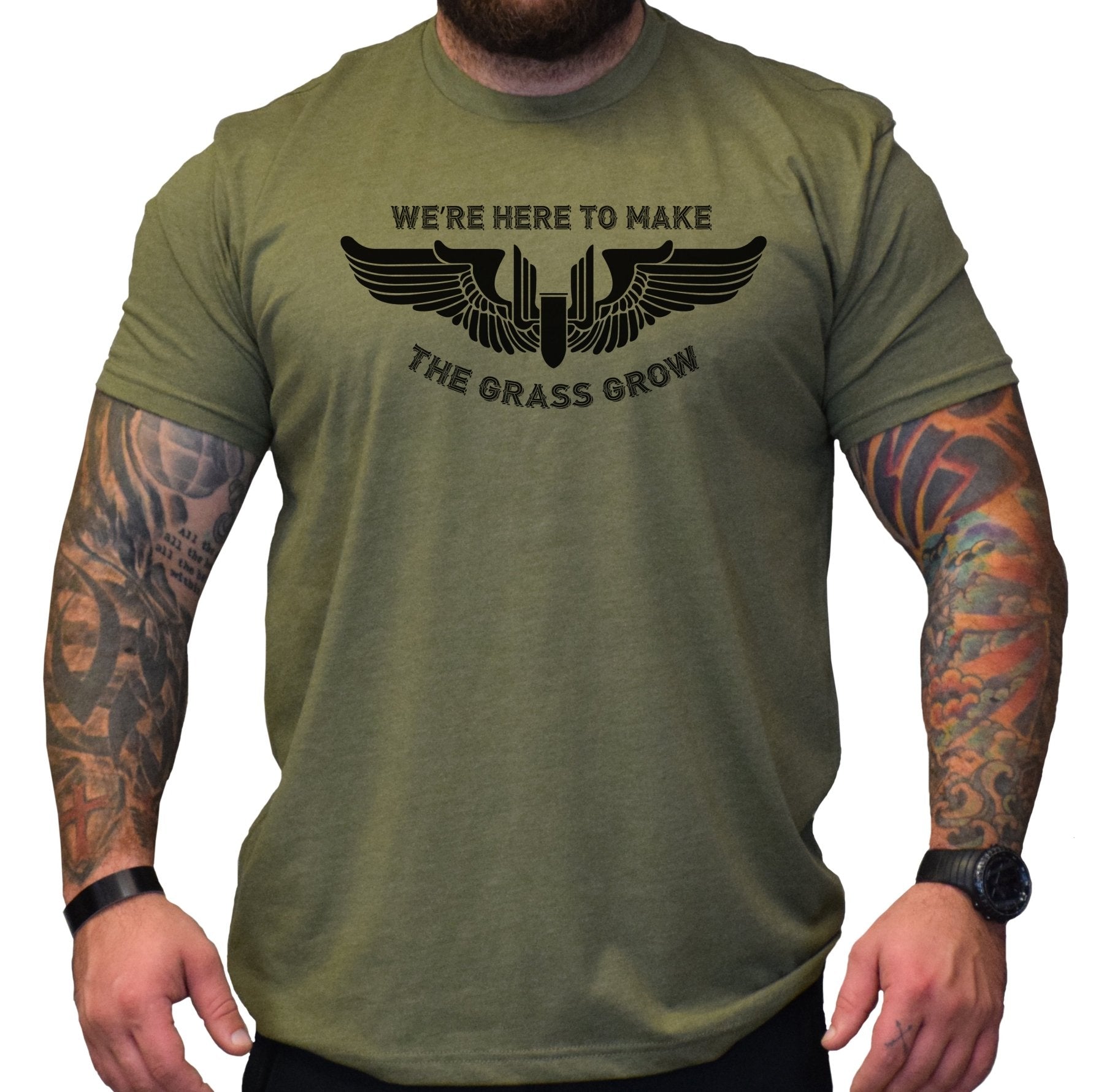 The Grass Grow Gunner Wings - Small - Shirt