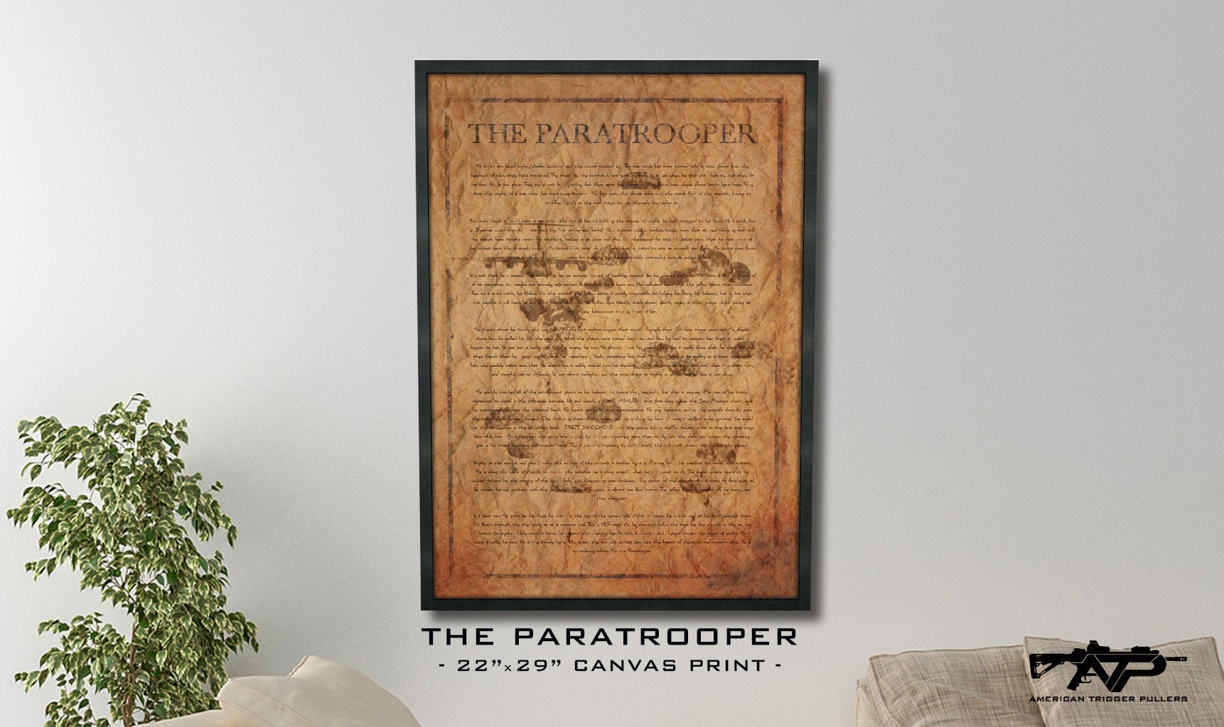 The Paratrooper - Print - No Discount