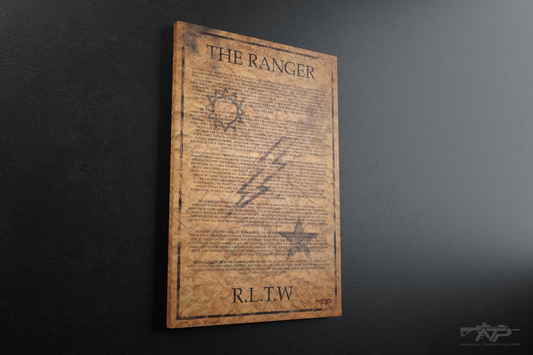 The Ranger Canvas - Stretched Canvas - No Discount