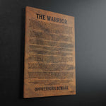 The Warrior - Oppressors Beware Canvas - Stretched Canvas - No Discount