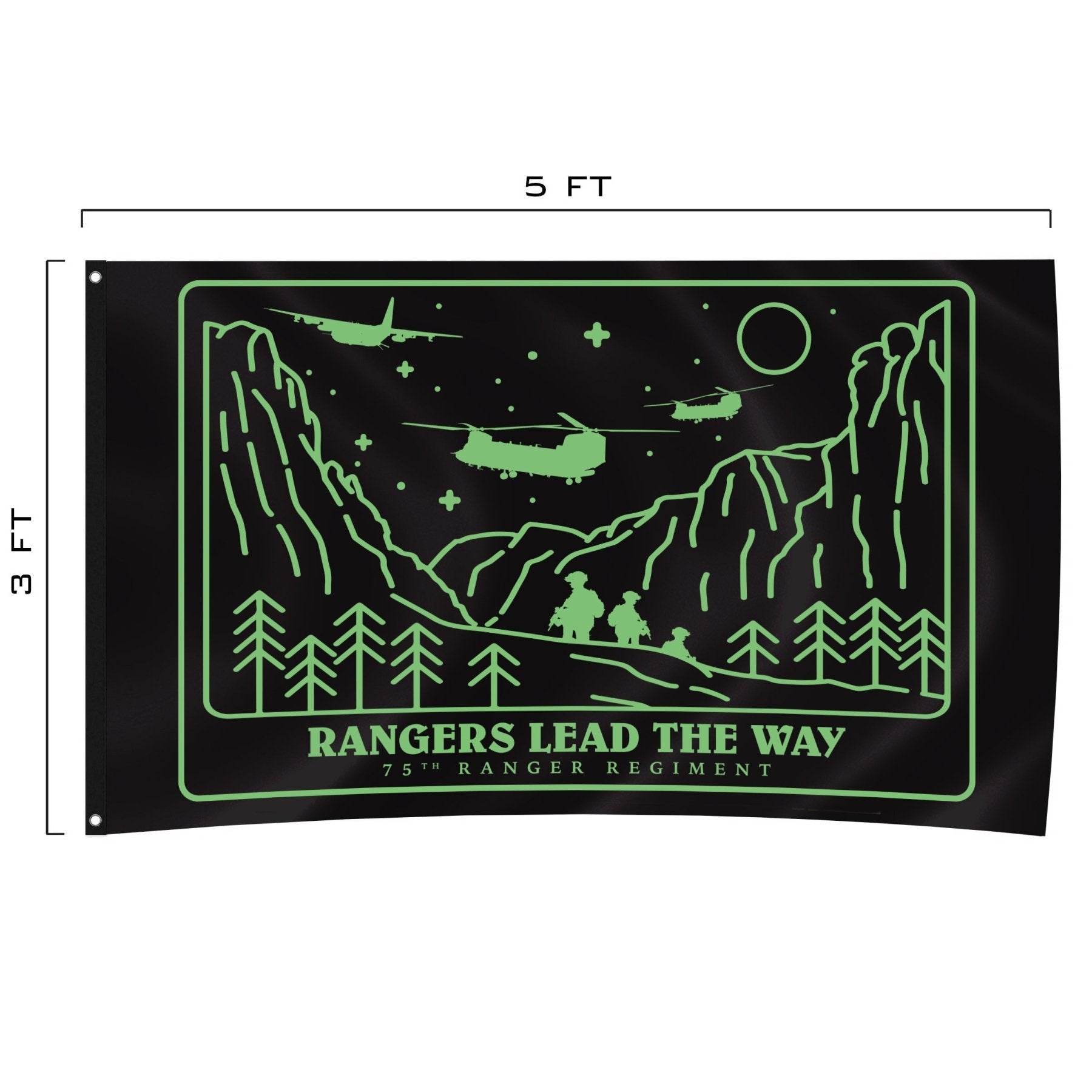 Through The Valley Flag - 3' x 5' - Flag