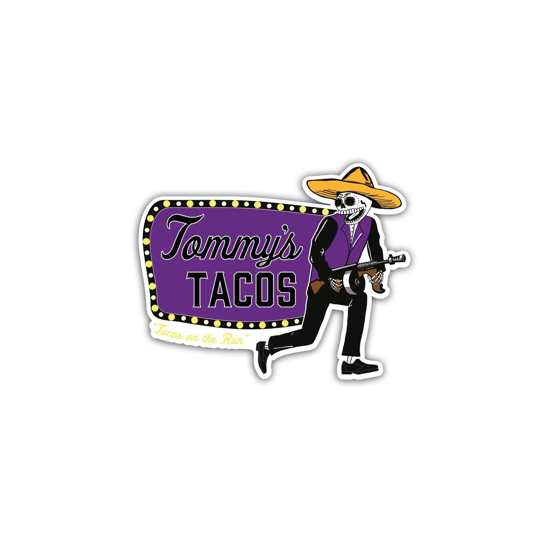 Tommy's Tacos Sticker - 4" - Sticker