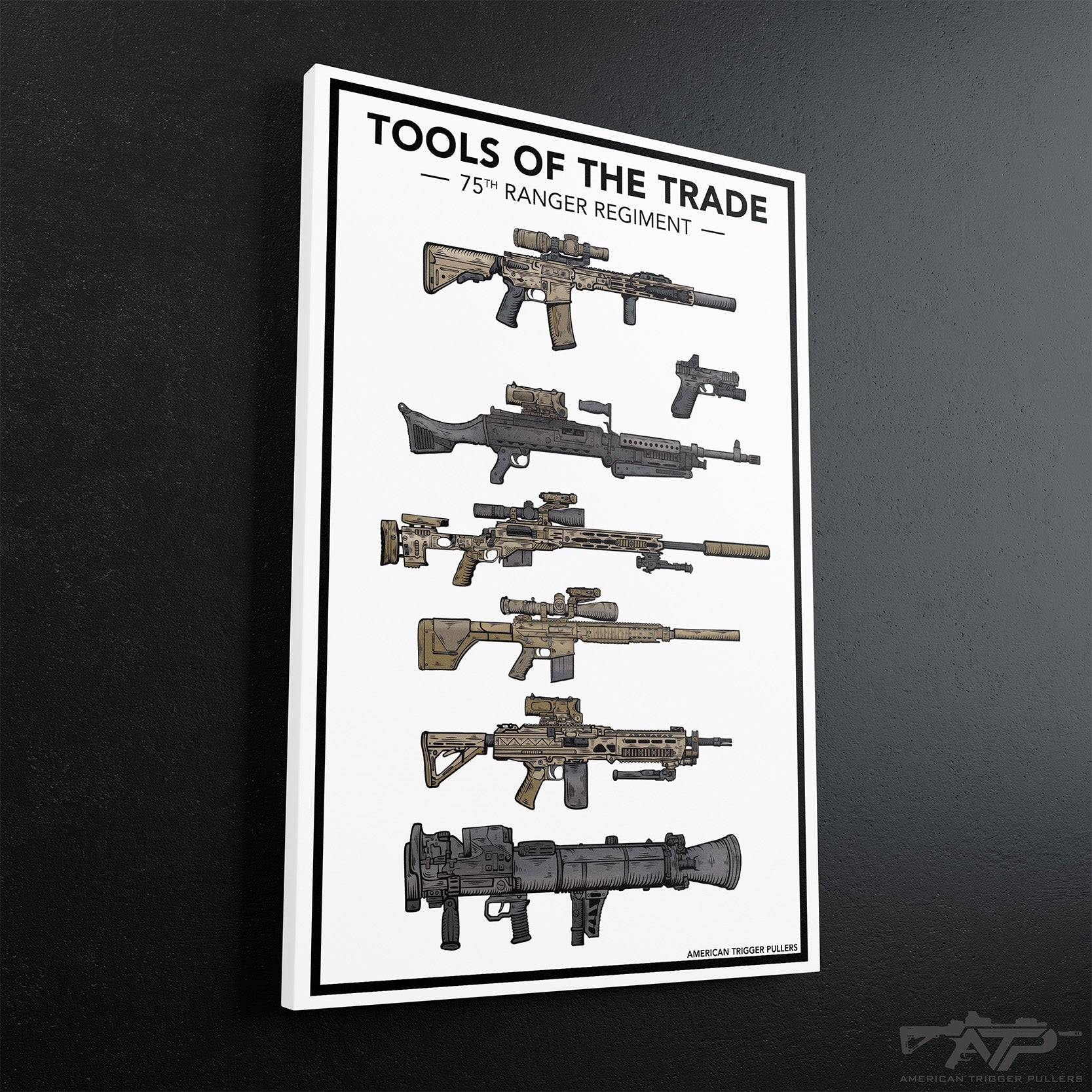 Tools of the Regiment Canvas - Stretched Canvas - Canvas