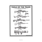Tools of the Regiment Sticker - 4" - Sticker