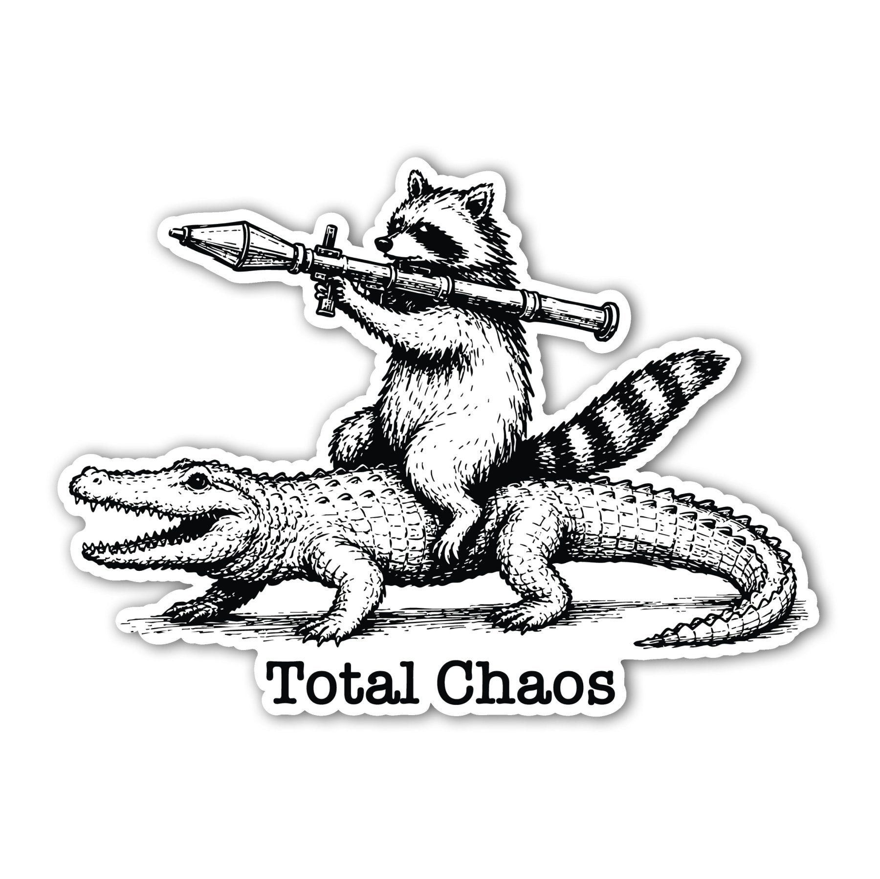 Total Chaos Sticker - 4" - Sticker