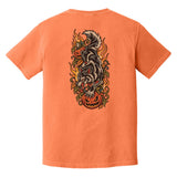 Traditional Halloween Wolf Heavyweight Tee - Small - Shirt