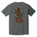 Traditional Halloween Wolf Heavyweight Tee - Small - Shirt