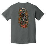 Traditional Halloween Wolf Heavyweight Tee - Small - Shirt