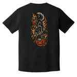 Traditional Halloween Wolf Heavyweight Tee - Small - Shirt